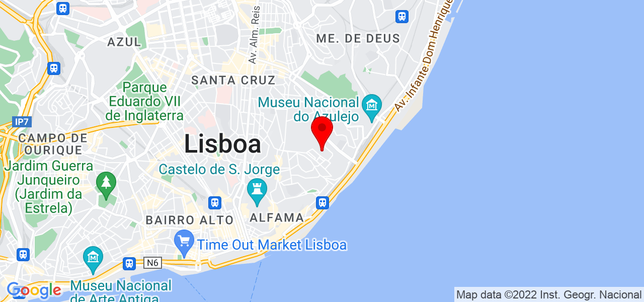 L&iacute;dia Mestre - Lisboa - Lisboa - Mapa