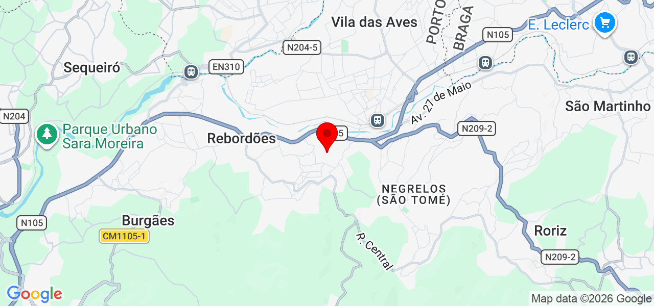 Victor Lozano - Porto - Santo Tirso - Mapa