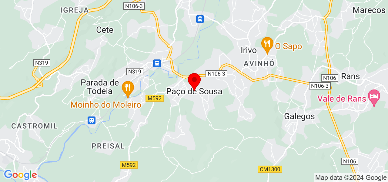 In&ecirc;s Magalh&atilde;es - Porto - Penafiel - Mapa