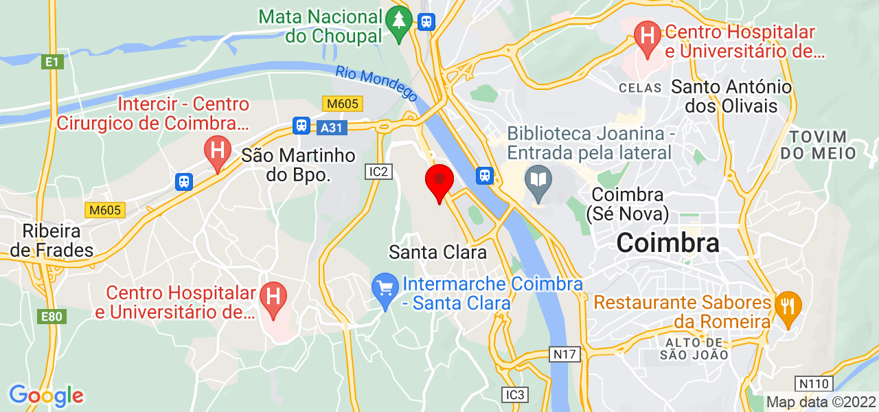 Fernando Santos - Coimbra - Coimbra - Mapa
