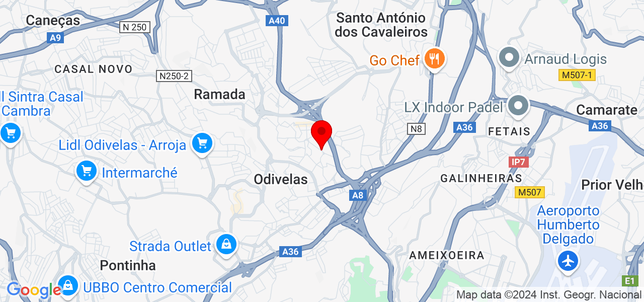 Gustavo salas - Lisboa - Odivelas - Map