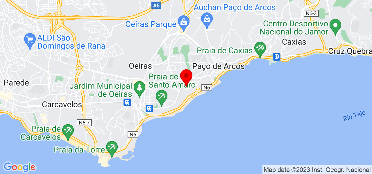 Natieli - Lisboa - Oeiras - Mapa