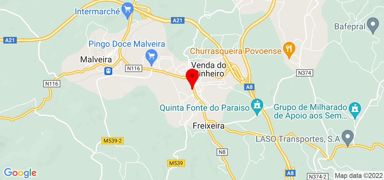 Sofia Dionisio - Lisboa - Mafra - Mapa