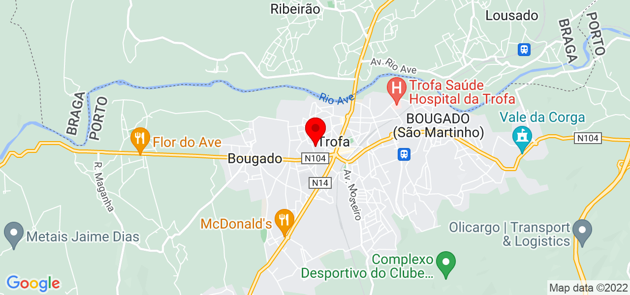Carla Ferreira - Porto - Trofa - Mapa
