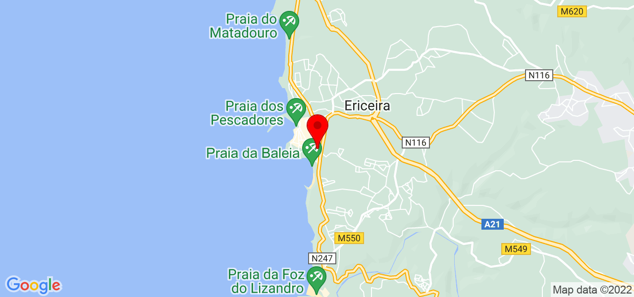 Gl&oacute;ria - Lisboa - Mafra - Mapa