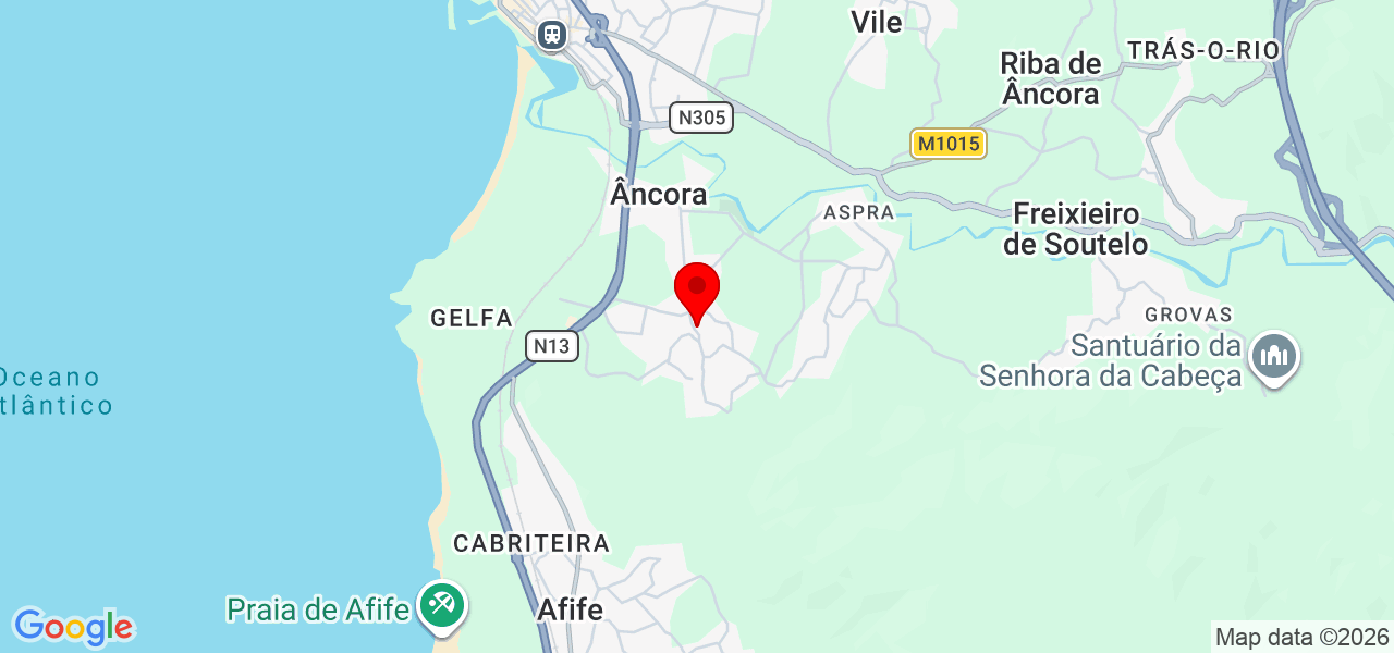 Pedro Dias - Viana do Castelo - Caminha - Mapa