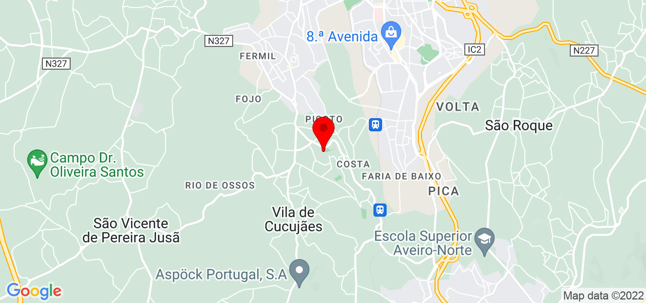 Tiago Resende - Aveiro - Oliveira de Azeméis - Mapa