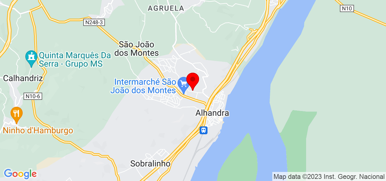 Lu&iacute;sa Santos - Lisboa - Vila Franca de Xira - Mapa