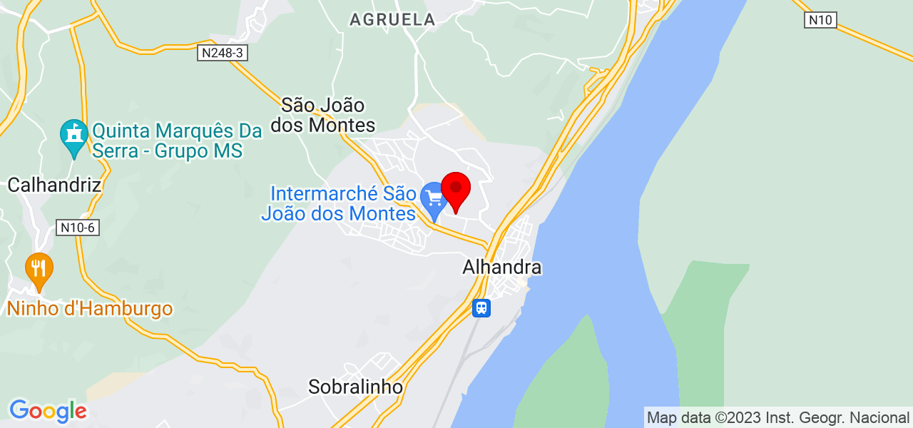 Luísa Santos - Lisboa - Vila Franca de Xira - Mapa