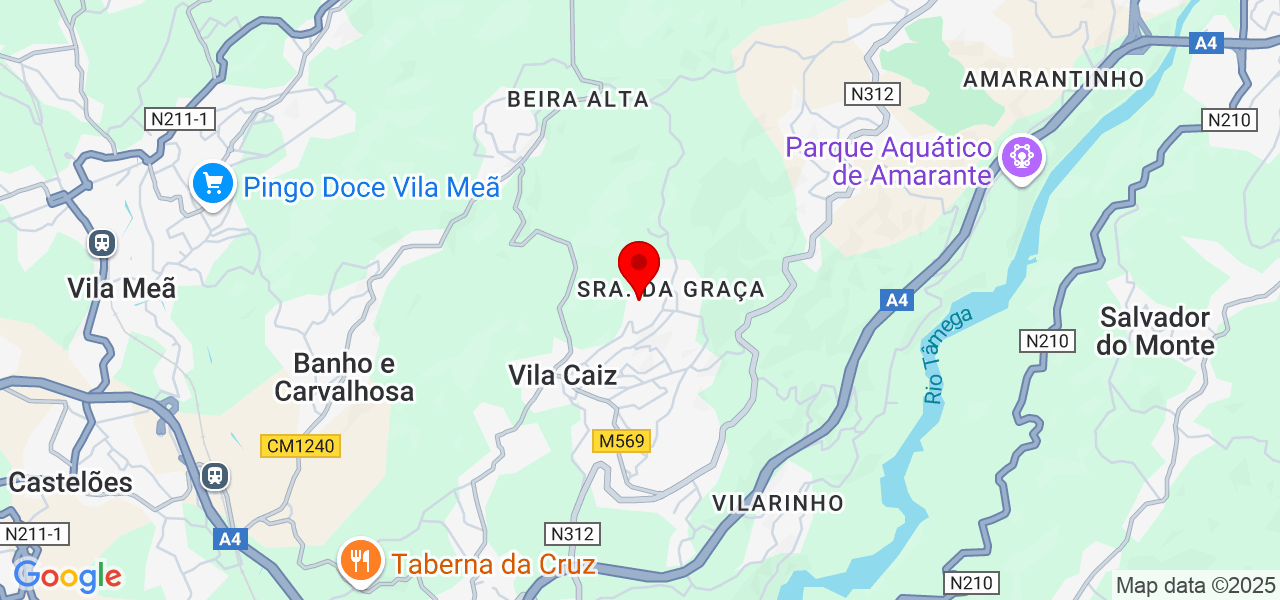 Daniela Monteiro - Porto - Amarante - Mapa