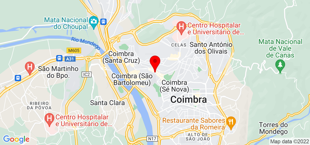 Patr&iacute;cia Gomes - Coimbra - Coimbra - Mapa