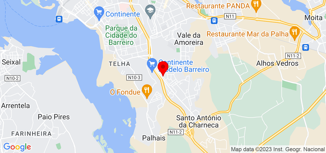 Pedro Ferreira - Setúbal - Barreiro - Mapa