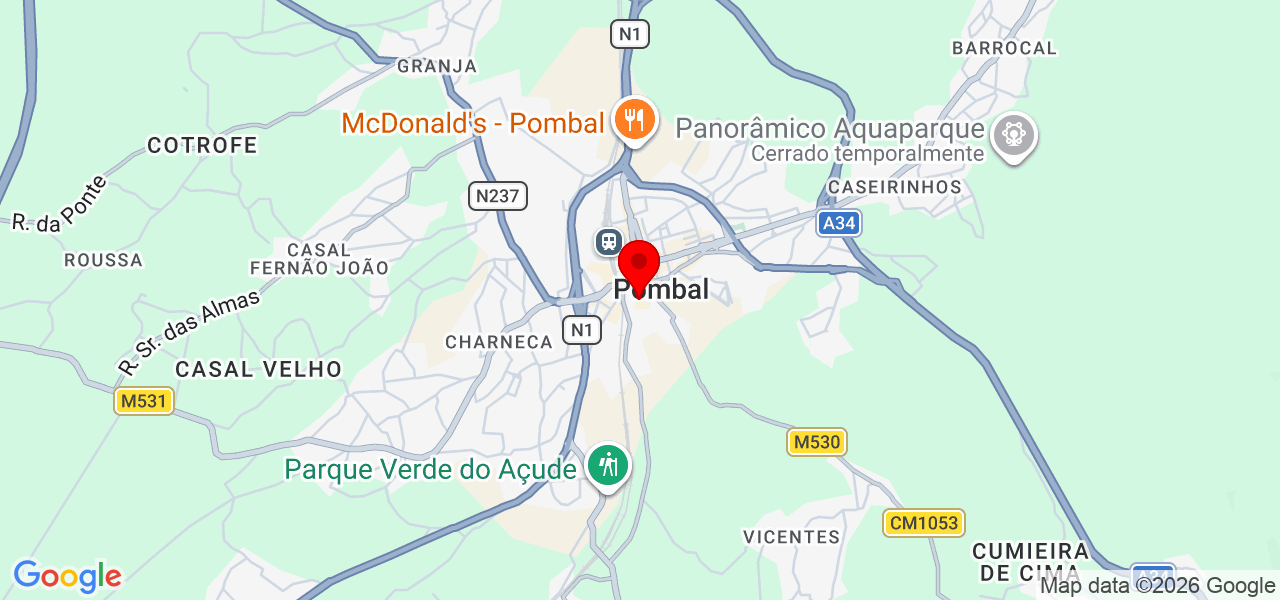 Bianca Jesus - Leiria - Pombal - Mapa