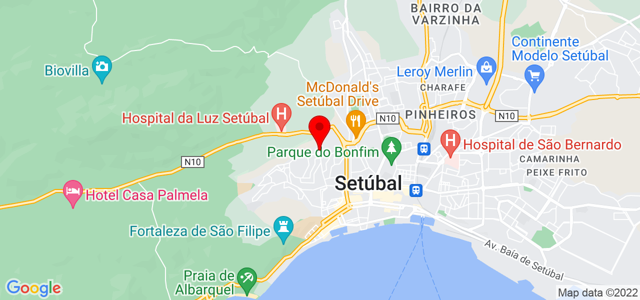 Micaela dos Santos - Setúbal - Setúbal - Mapa