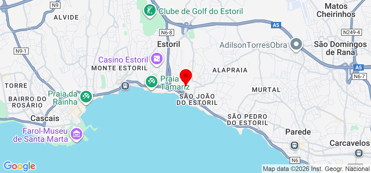 Lisbon Roofing Services - Lisboa - Cascais - Karte