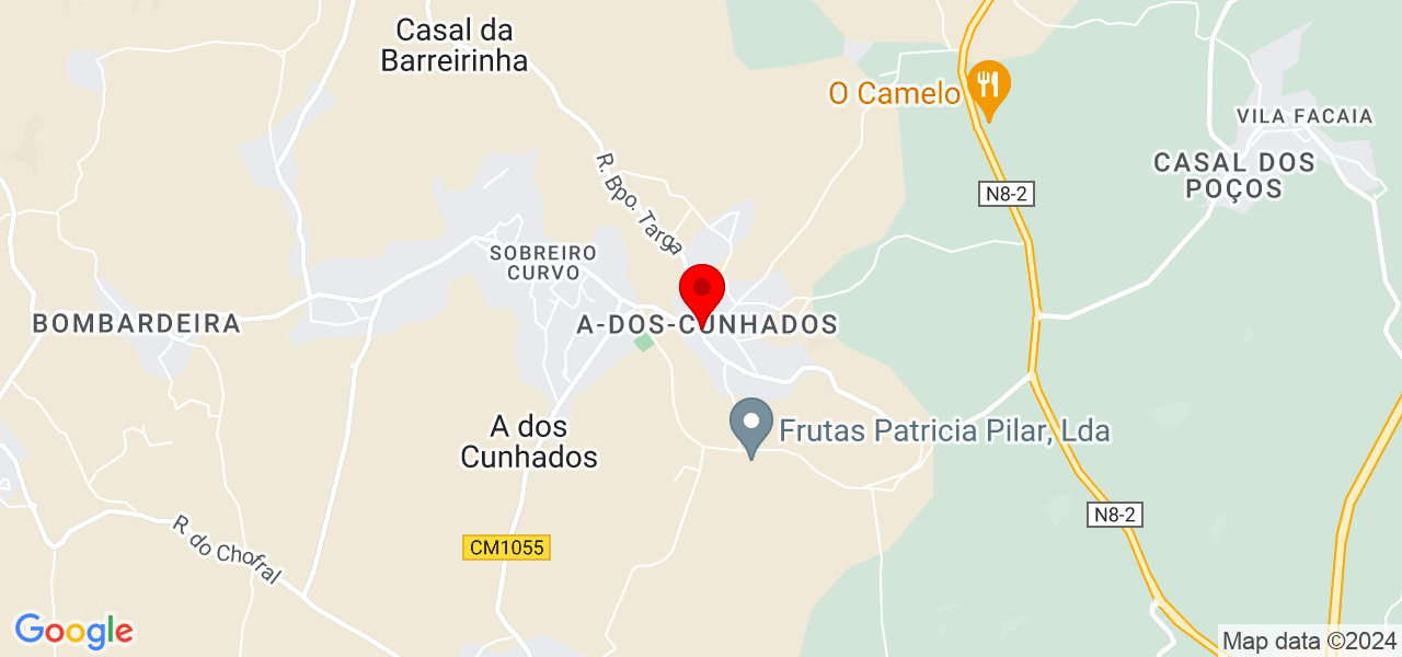 Guilherme Malha - Lisboa - Torres Vedras - Map