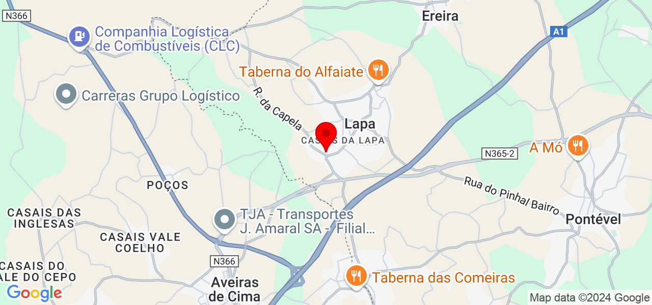 Miguel - Santarém - Cartaxo - Map