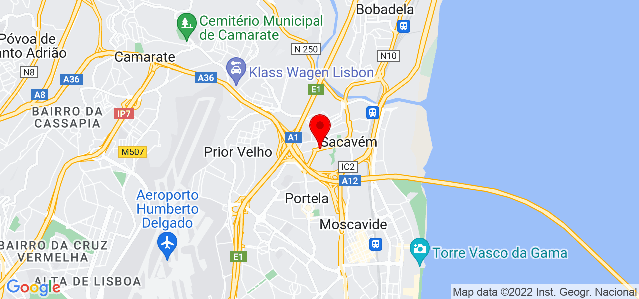 Wilma da Silva lima - Lisboa - Loures - Mapa