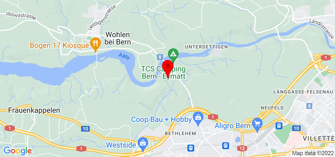 Lüpold - Bern - Wohlen bei Bern - Karte