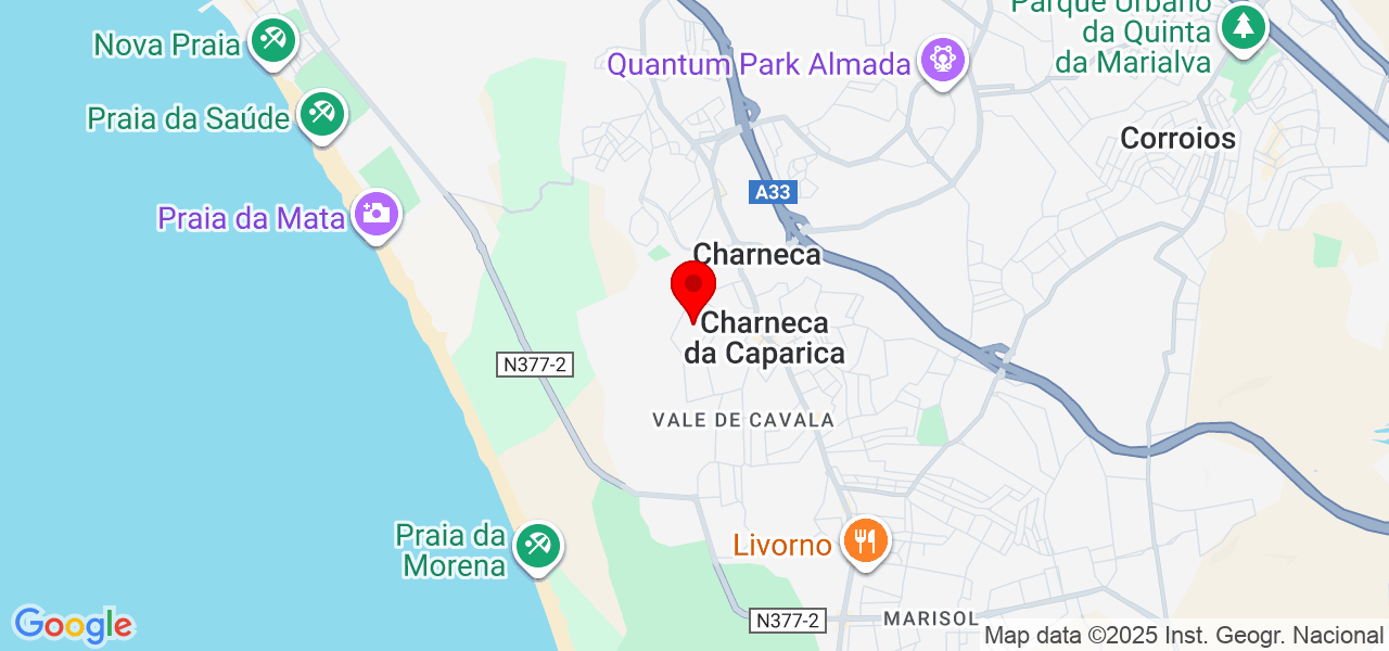 Katia - Setúbal - Almada - Mapa