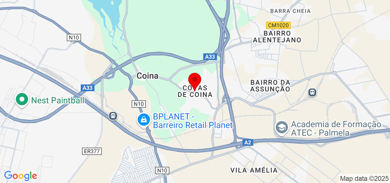 Fernando Ribeiro - Setúbal - Barreiro - Mapa