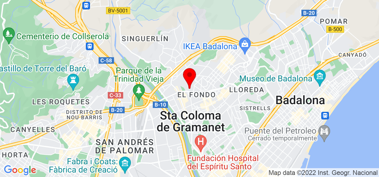 Laura Camila - Cataluña - Santa Coloma de Gramenet - Mapa