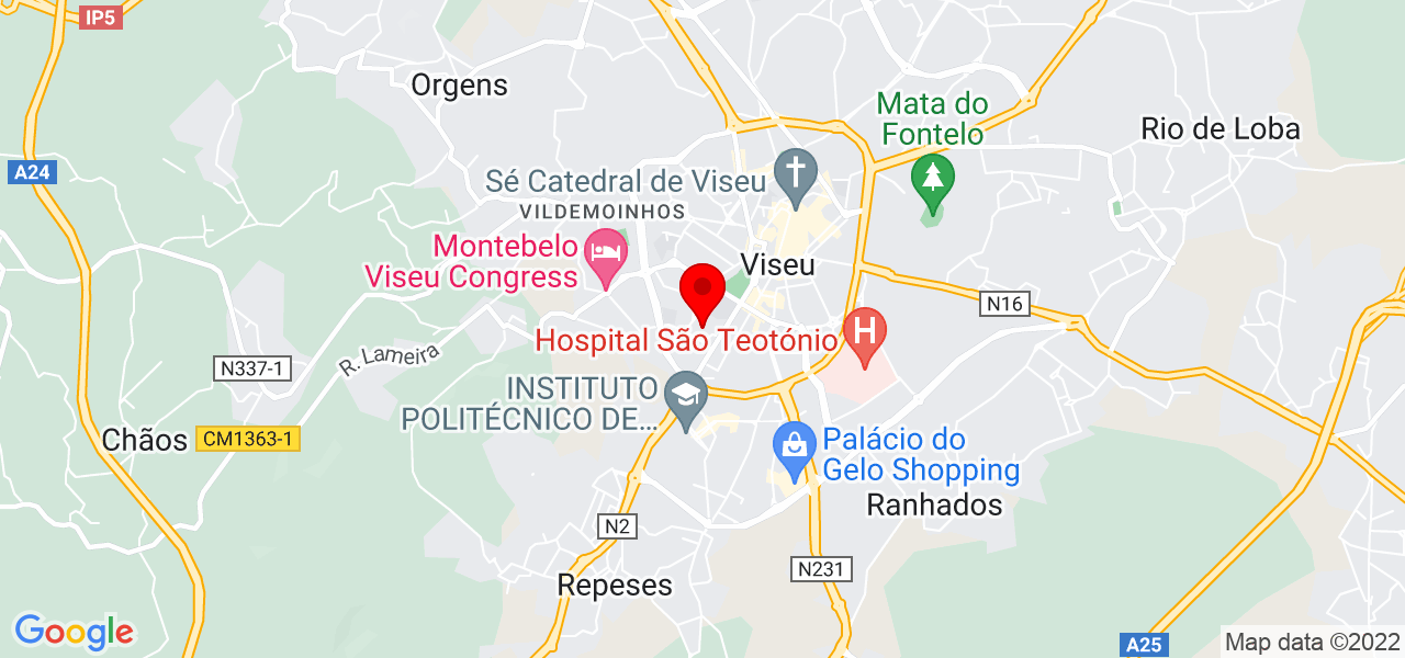 Maria Lu&iacute;sa - Viseu - Viseu - Mapa