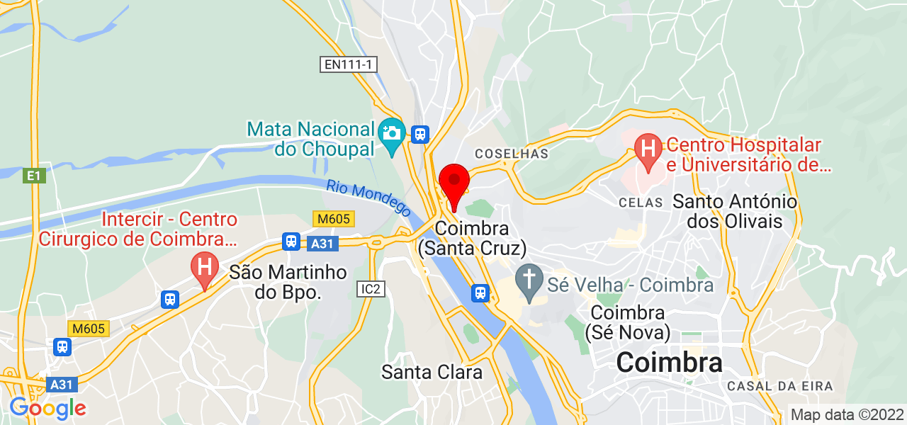 Oscar Rocha - Coimbra - Coimbra - Mapa
