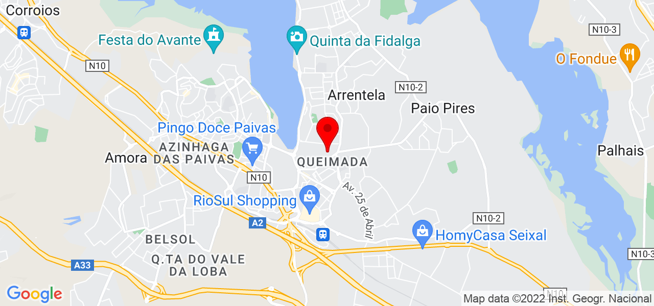 Pedro Souza - Setúbal - Seixal - Mapa