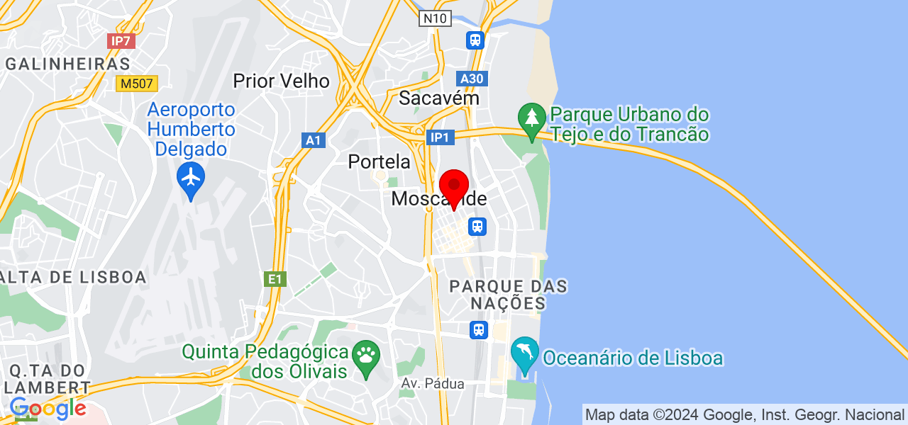 Magia da beleza - Lisboa - Loures - Mapa