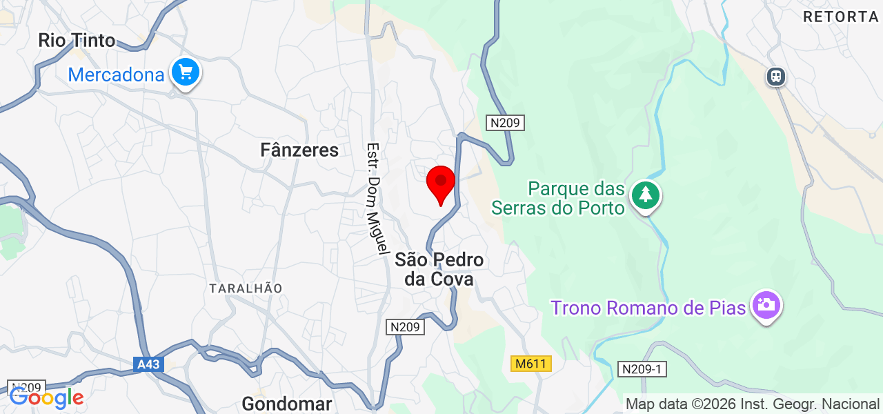Mónia Sá - Porto - Gondomar - Mapa