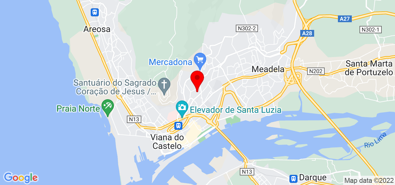 Maria Mascarenhas - Viana do Castelo - Viana do Castelo - Mapa