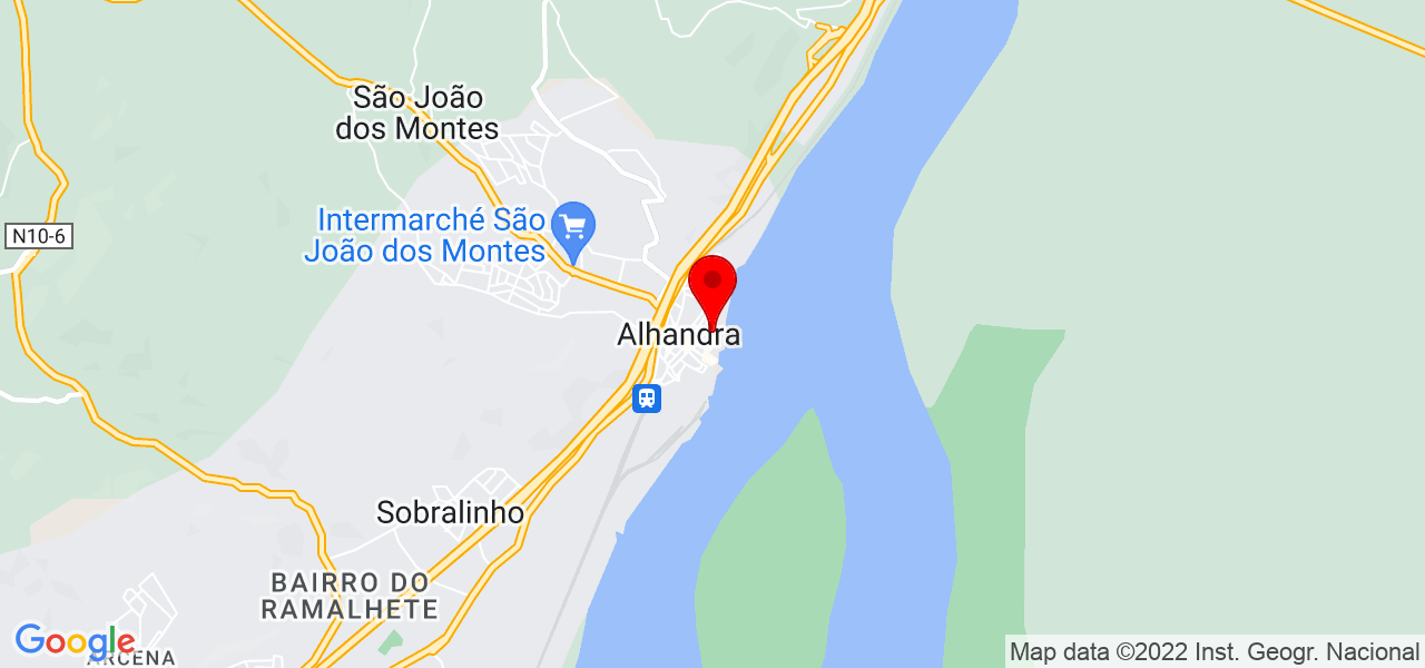 S&eacute;rgio Borges - Lisboa - Vila Franca de Xira - Mapa