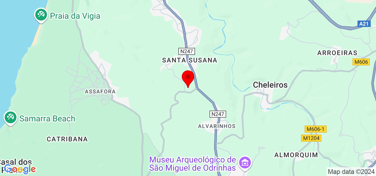 Marmores cozinhas e casas de banho - Lisboa - Sintra - Mapa