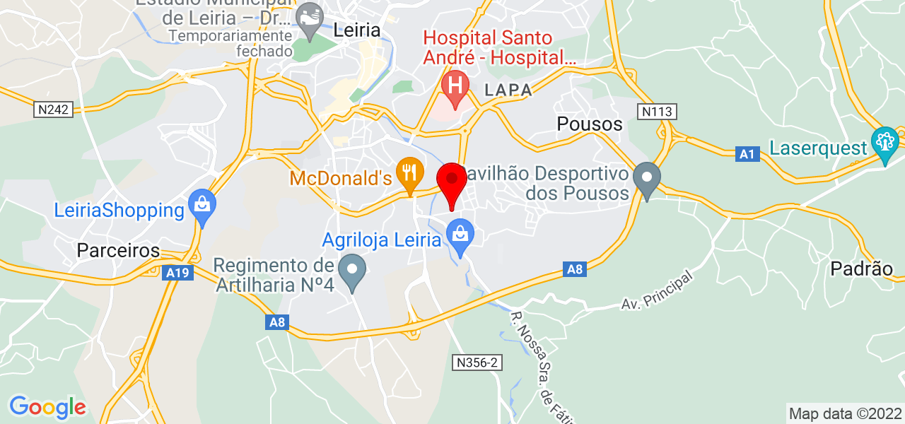 Daniel Robles Multim&iacute;dia - Leiria - Leiria - Map