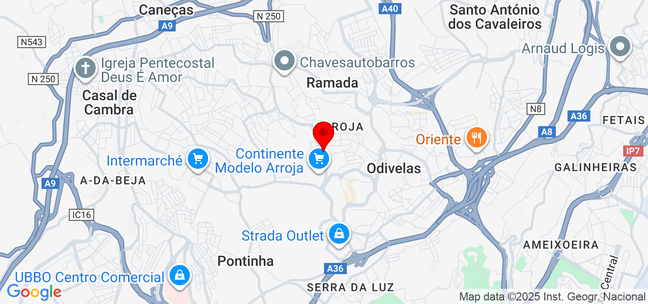 I clean - Lisboa - Odivelas - Mapa