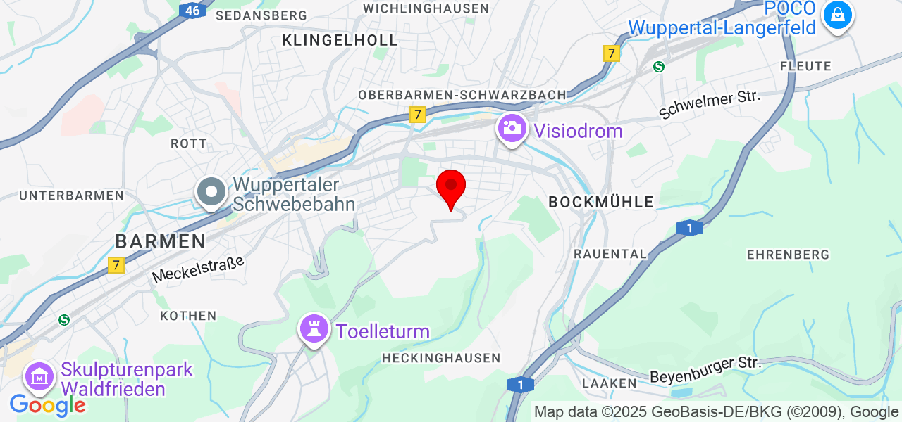 Ali’s Fahrradservice Wuppertal - Nordrhein-Westfalen - Wuppertal - Karte