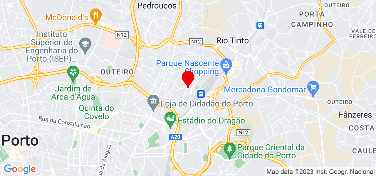Marcia Andreatta - Porto - Porto - Mapa