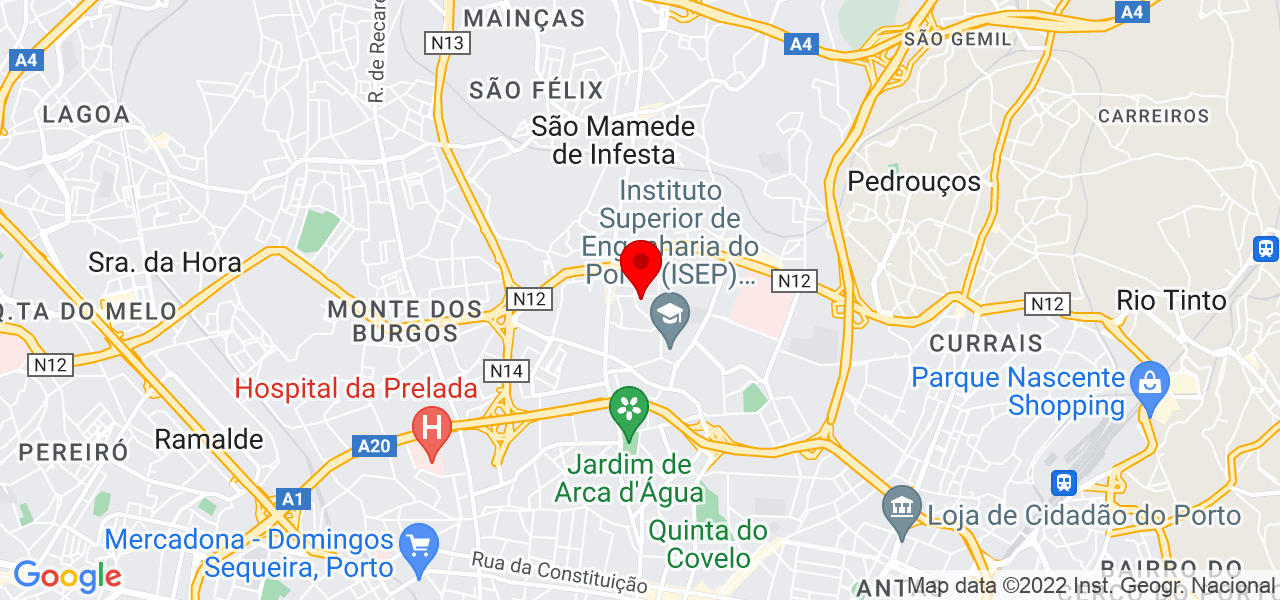 Adrielly - Porto - Porto - Karte