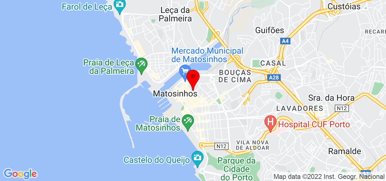 Ceptro Constru&ccedil;&otilde;es - Porto - Matosinhos - Mapa