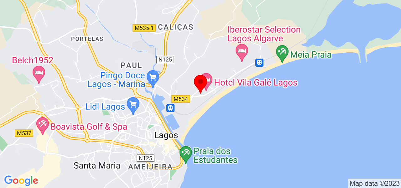 Junia gomes - Faro - Lagos - Mapa