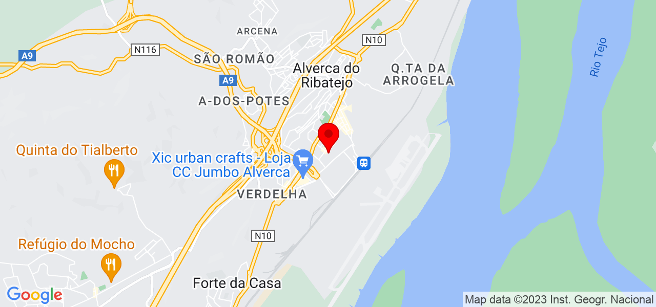 Guilherme R&eacute;gio - Lisboa - Vila Franca de Xira - Mapa