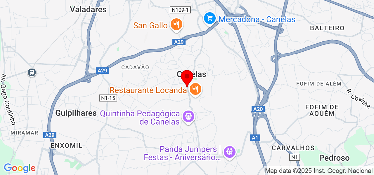 Luquenia Barroso - Porto - Vila Nova de Gaia - Map