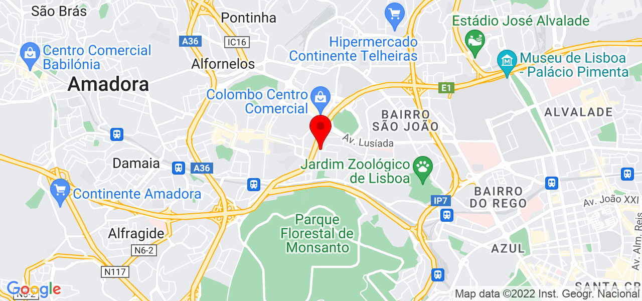 Nuno Magalh&atilde;es - Lisboa - Lisboa - Mapa