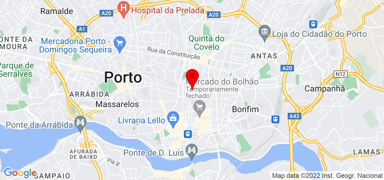 Ana Luiza - Porto - Porto - Mapa