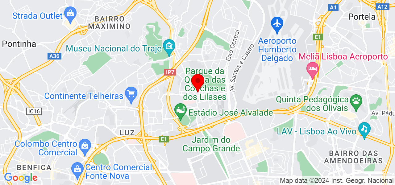 B&aacute;rbara Alves - Lisboa - Lisboa - Mapa