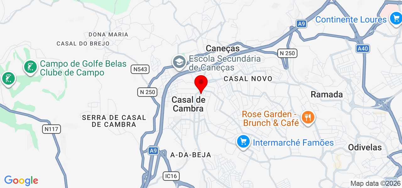Maria Santos - Lisboa - Sintra - Mapa