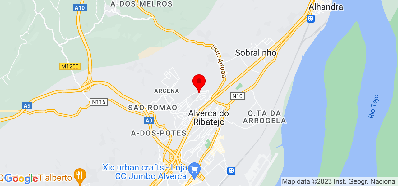 Telmir lima - Lisboa - Vila Franca de Xira - Mapa