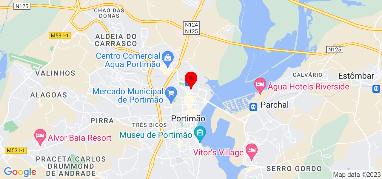 Diogo Monteiro - Faro - Portimão - Mapa