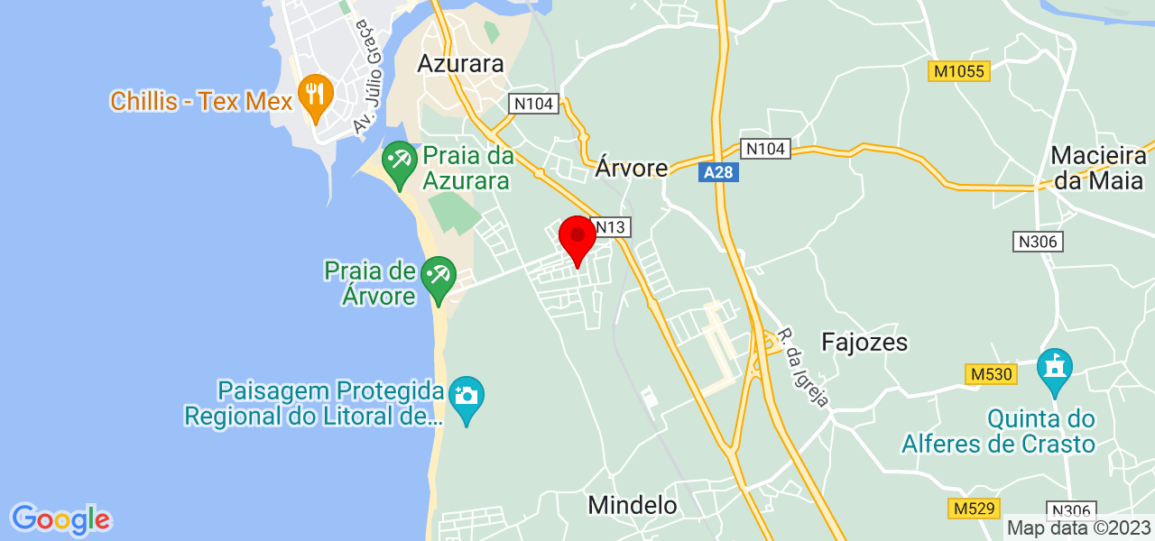 Fernando Mascarenhas - Porto - Vila do Conde - Mapa